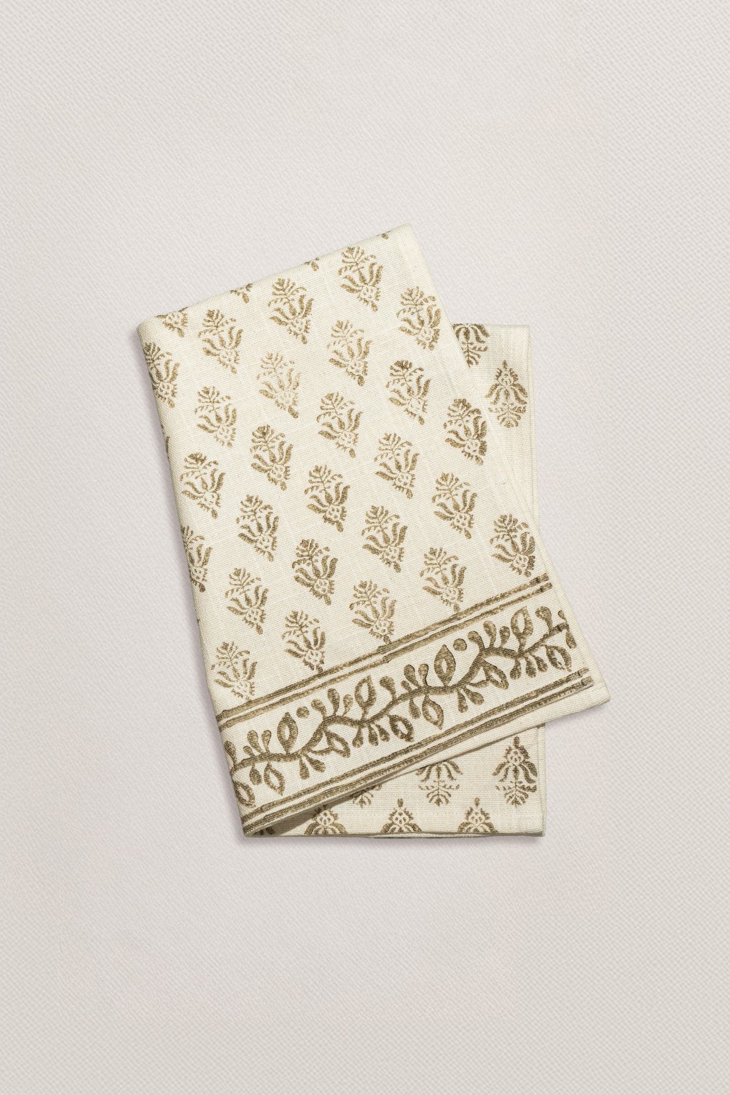Mughal Flower (gris chaud)