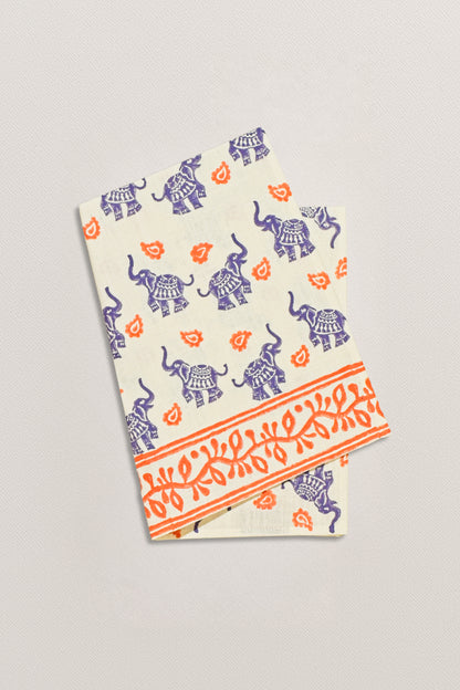 Happy Elephants (Dusk/Coral)