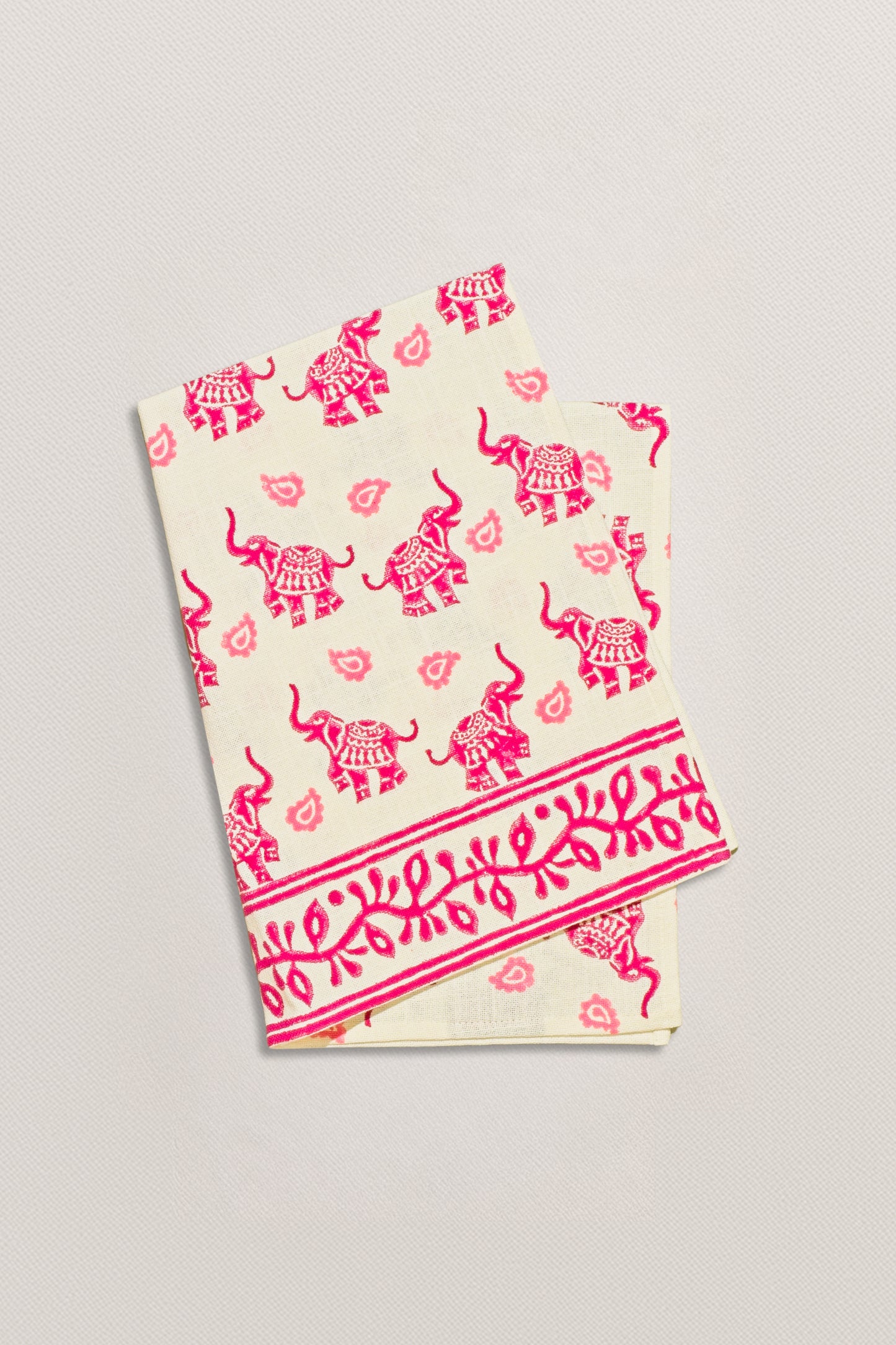 Happy Elephants (Pomegranate/Rose)