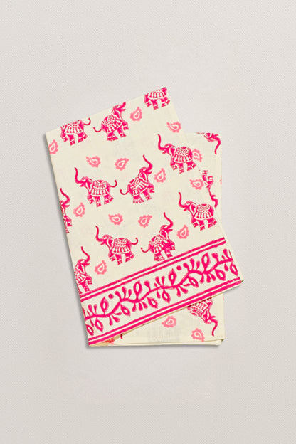 Happy Elephants (Pomegranate/Rose)